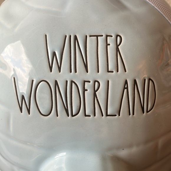 Rae Dunn: Ice Blue “Winter Wonderland” Igloo Bird House - Picture 2 of 16